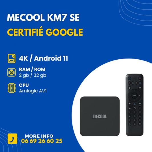 Mecool KM7 SE (Certifié Google)